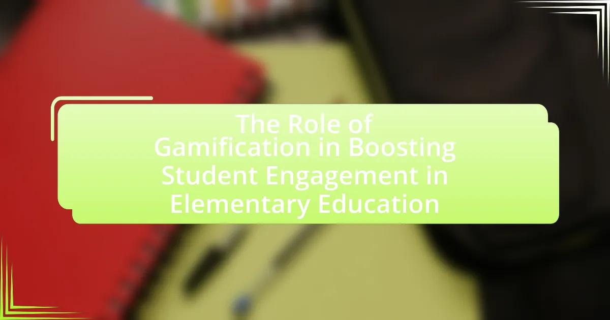 The Role of Gamification in Boosting Student Engagement in Elementary ...
